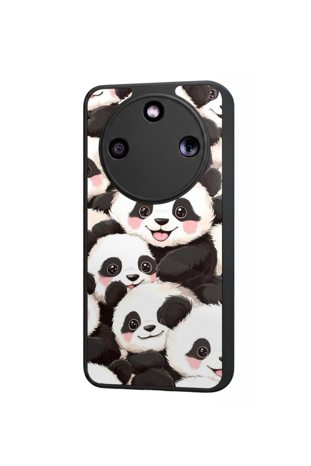 Honor Magic 8 Lite Uyumlu Panda Tasarımlı Glossy Premium Kılıf