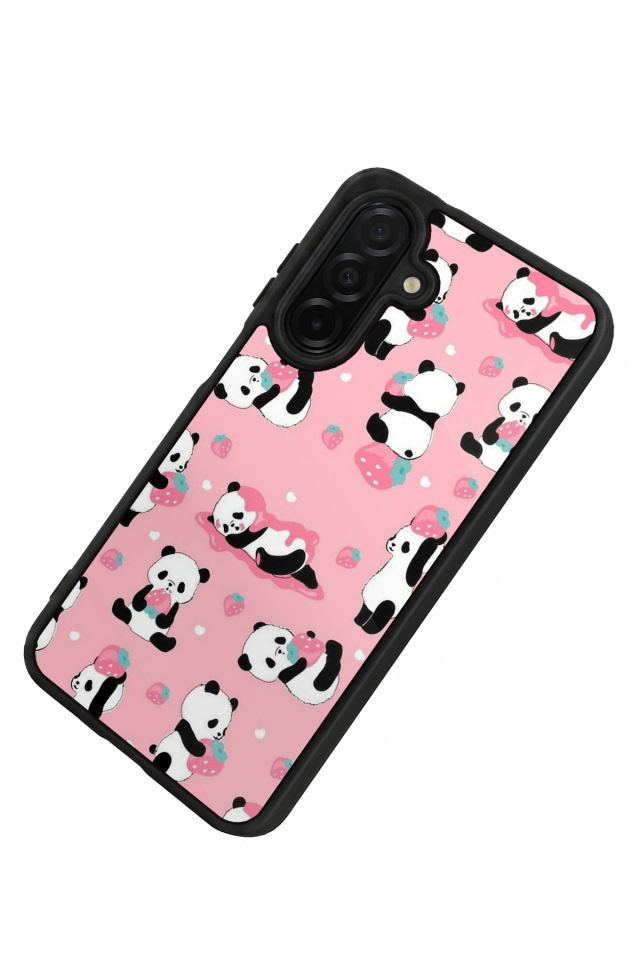 Samsung Galaxy A36 Uyumlu Panda Tasarımlı Glossy Premium Kılıf