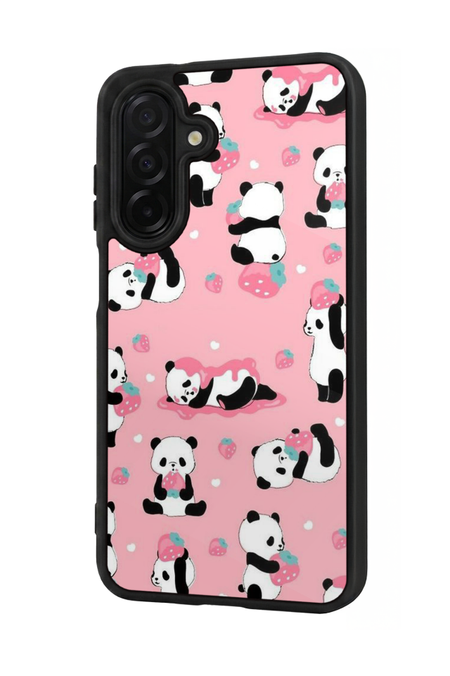 Samsung Galaxy A36 Uyumlu Panda Tasarımlı Glossy Premium Kılıf