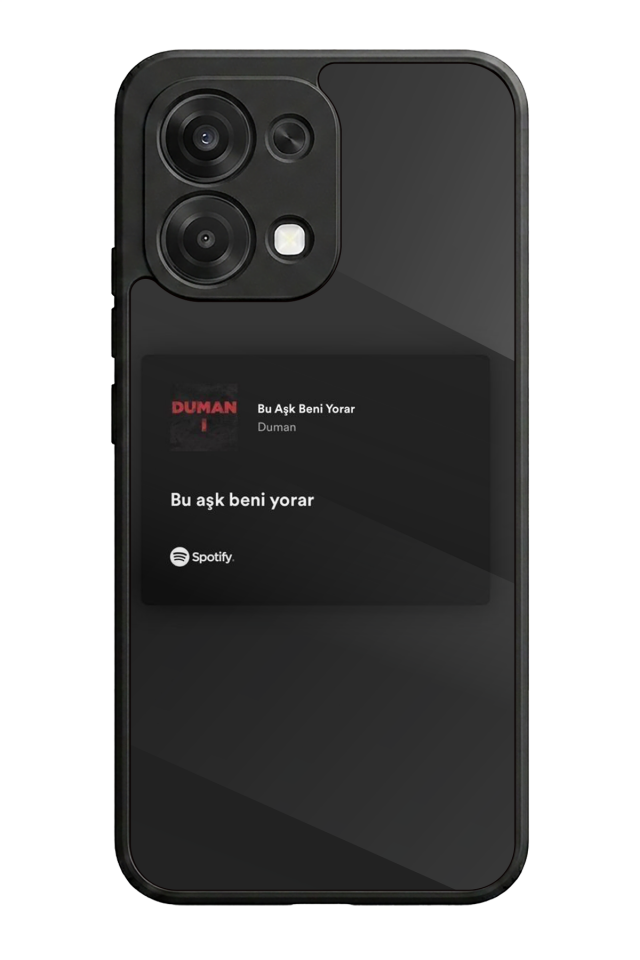 Oppo A6 Pro Uyumlu Sarki Sozleri Tasarımlı Glossy Premium Kılıf