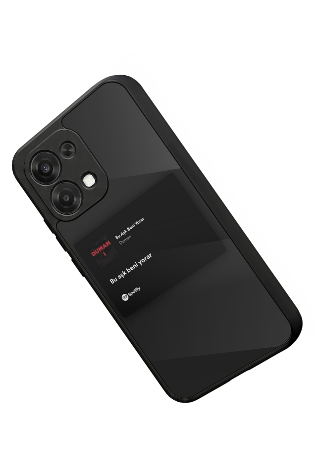 Oppo A6 Pro Uyumlu Sarki Sozleri Tasarımlı Glossy Premium Kılıf