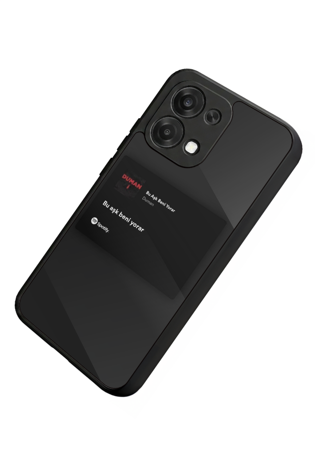 Oppo A6 Pro Uyumlu Sarki Sozleri Tasarımlı Glossy Premium Kılıf