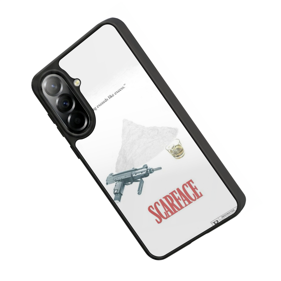 Samsung Galaxy A57 Uyumlu Scarface Tasarımlı Glossy Premium Kılıf