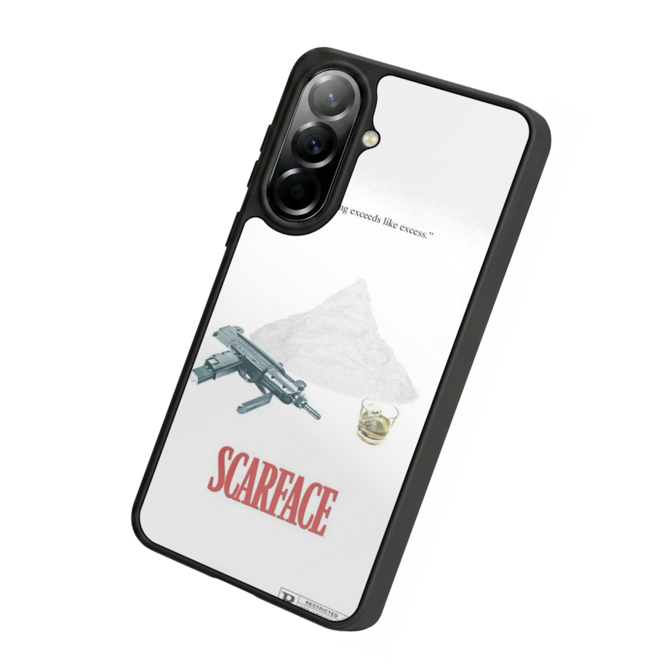 Samsung Galaxy A57 Uyumlu Scarface Tasarımlı Glossy Premium Kılıf