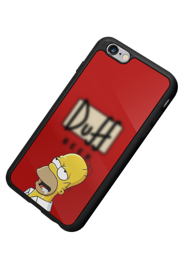 iPhone 6s Plus Uyumlu The Simpsons Tasarımlı Glossy Premium Kılıf