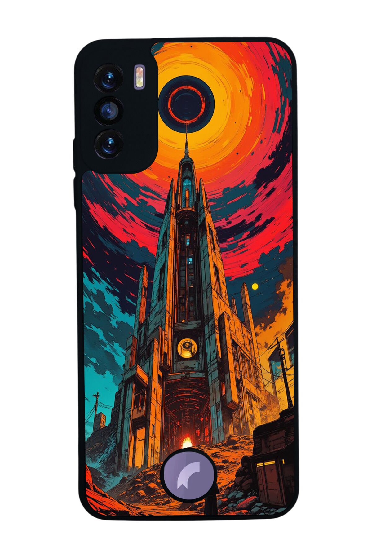 Reeder S19 Max Pro S Uyumlu Abstract Tasarımlı Glossy Premium Kılıf