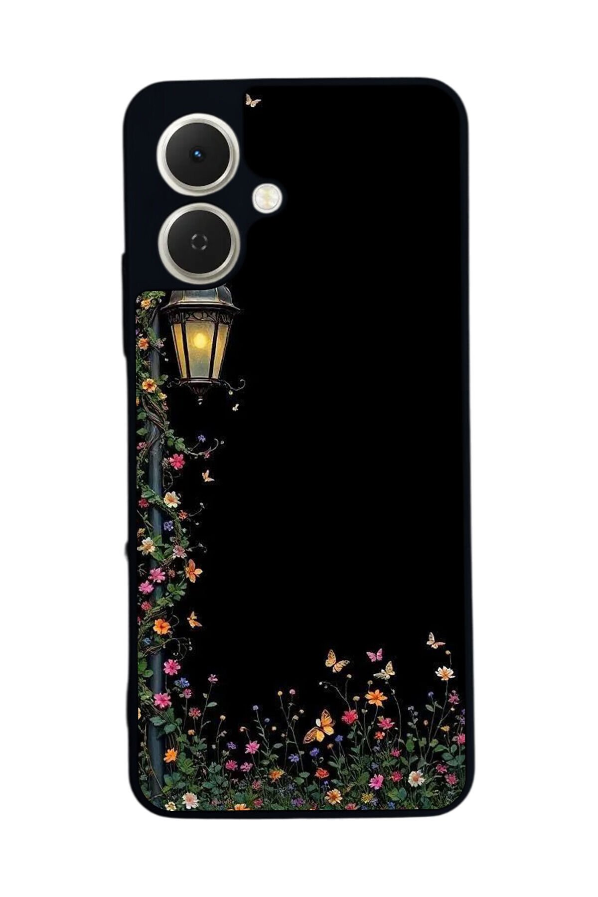 Tecno Spark GO 2 Uyumlu Floral Tasarımlı Glossy Premium Kılıf