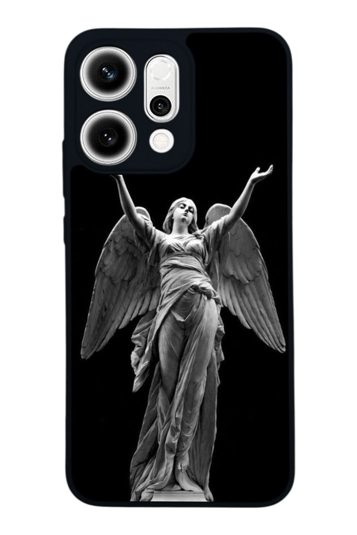 Oppo Reno 14 Uyumlu Melek Tasarımlı Glossy Premium Kılıf