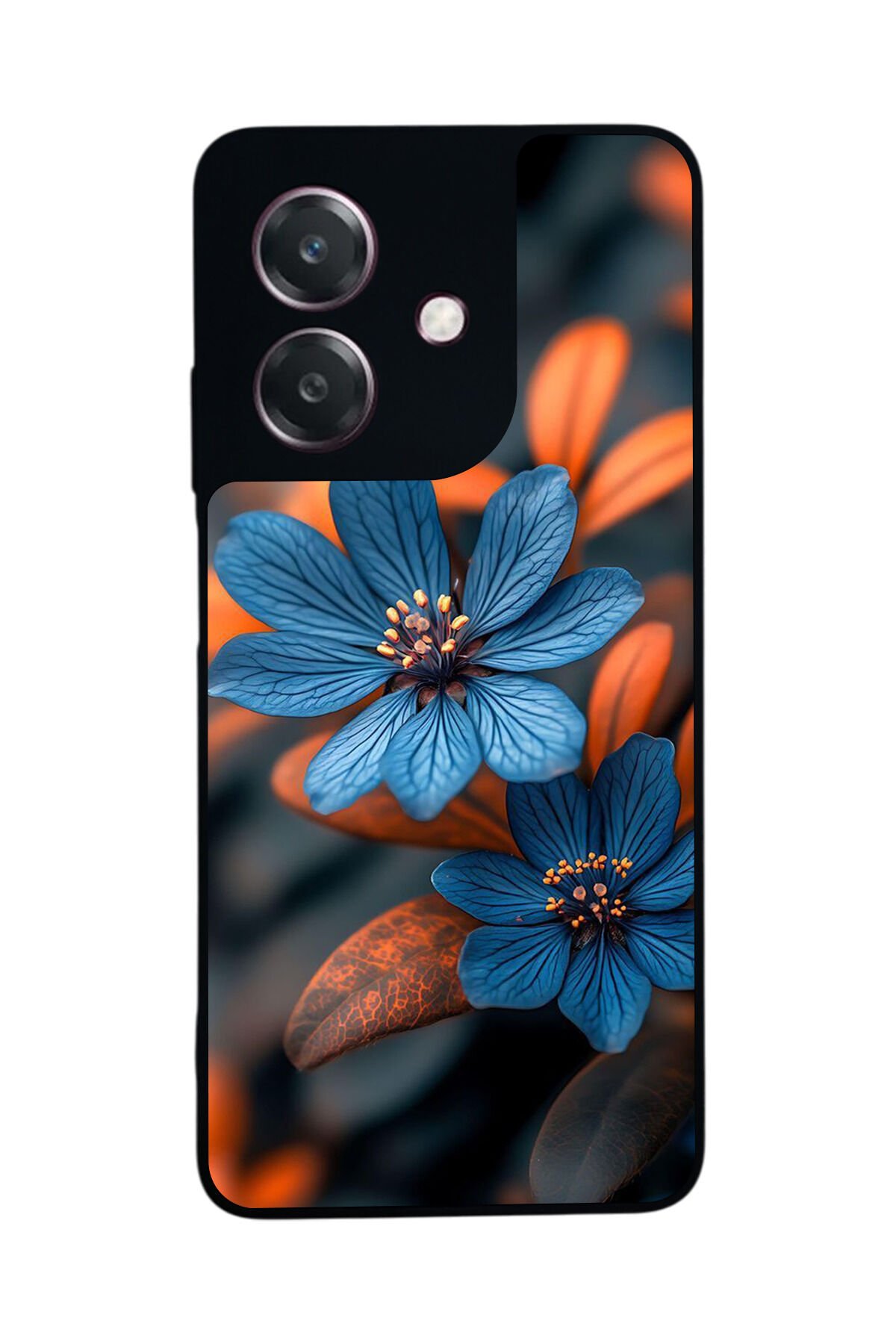 Oppo A3 5G Uyumlu Cicek Tasarımlı Glossy Premium Kılıf