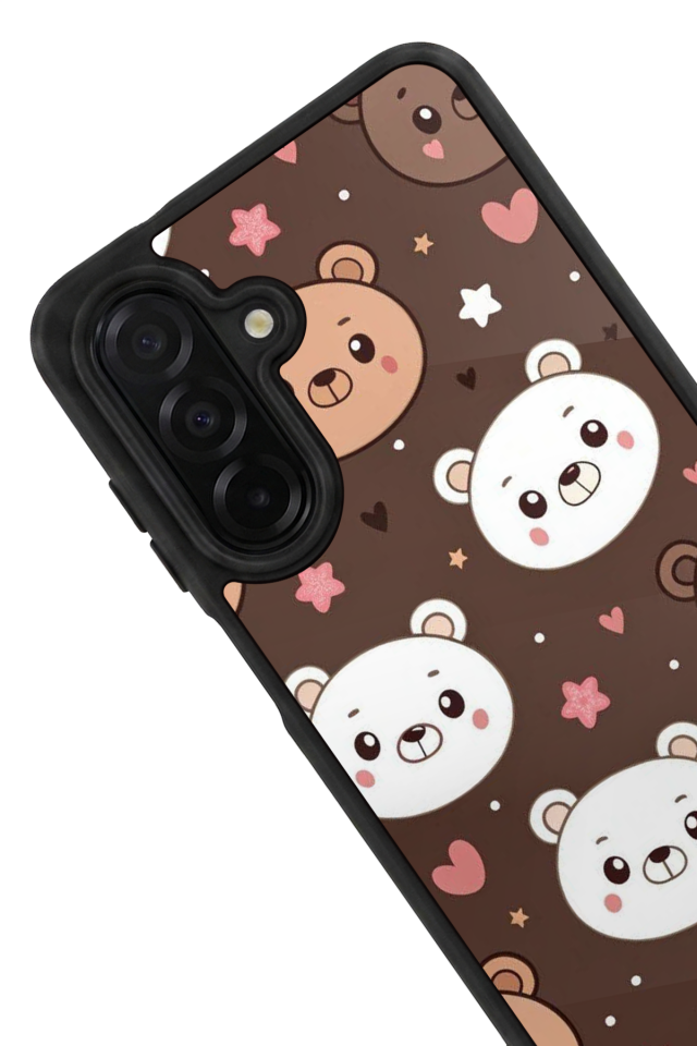 Samsung Galaxy A36 Uyumlu Ayı Tasarımlı Glossy Premium Kılıf