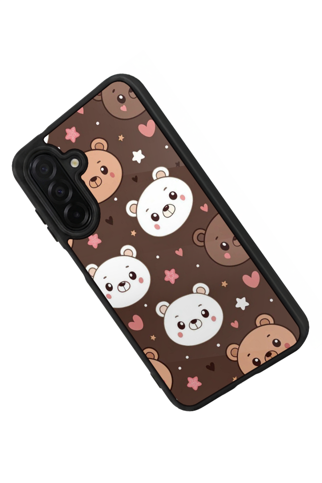 Samsung Galaxy A36 Uyumlu Ayı Tasarımlı Glossy Premium Kılıf