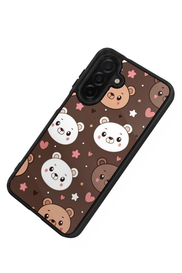 Samsung Galaxy A36 Uyumlu Ayı Tasarımlı Glossy Premium Kılıf