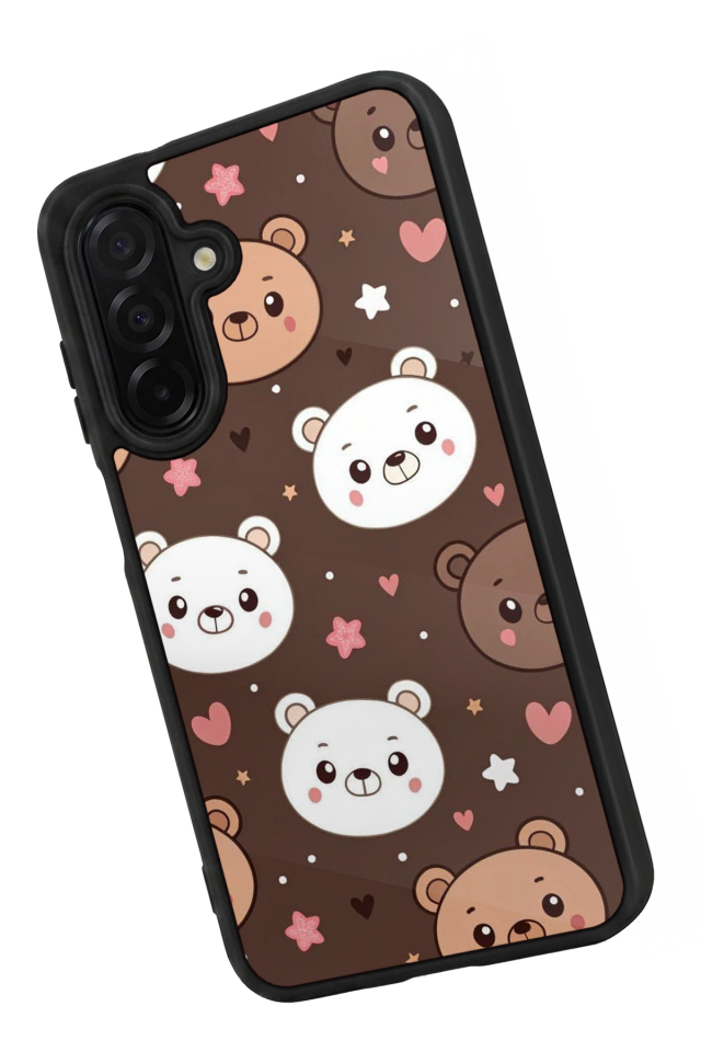 Samsung Galaxy A36 Uyumlu Ayı Tasarımlı Glossy Premium Kılıf