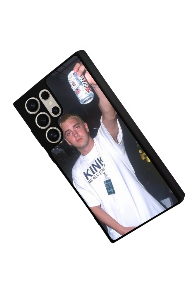 Samsung Galaxy S24 Ultra Uyumlu Eminem Tasarımlı Glossy Premium Kılıf
