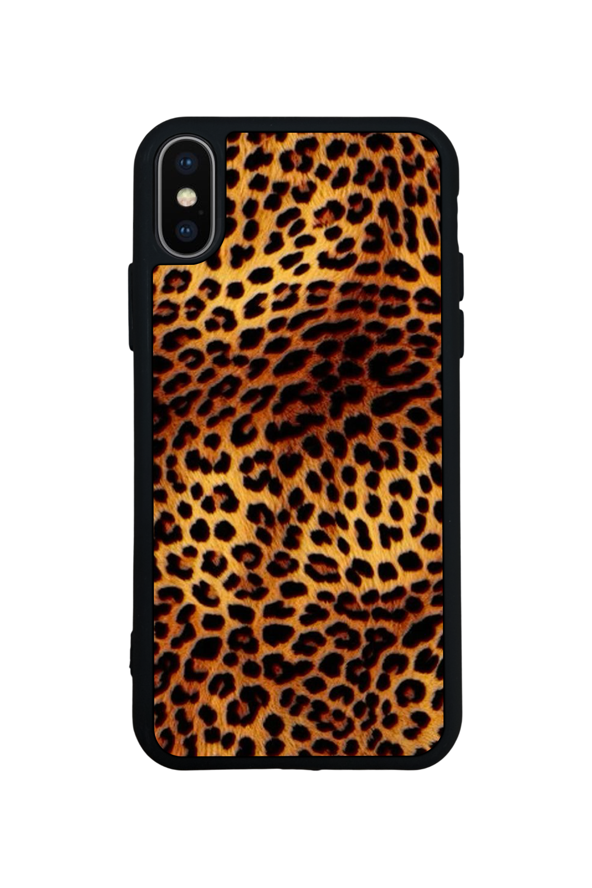 iPhone XS Max Uyumlu Leopar Tasarımlı Glossy Premium Kılıf