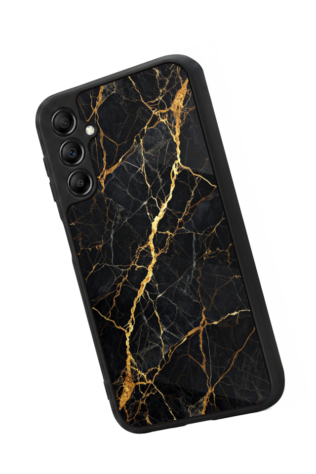 Samsung Galaxy A14 Uyumlu Mermer Marble Tasarımlı Glossy Premium Kılıf