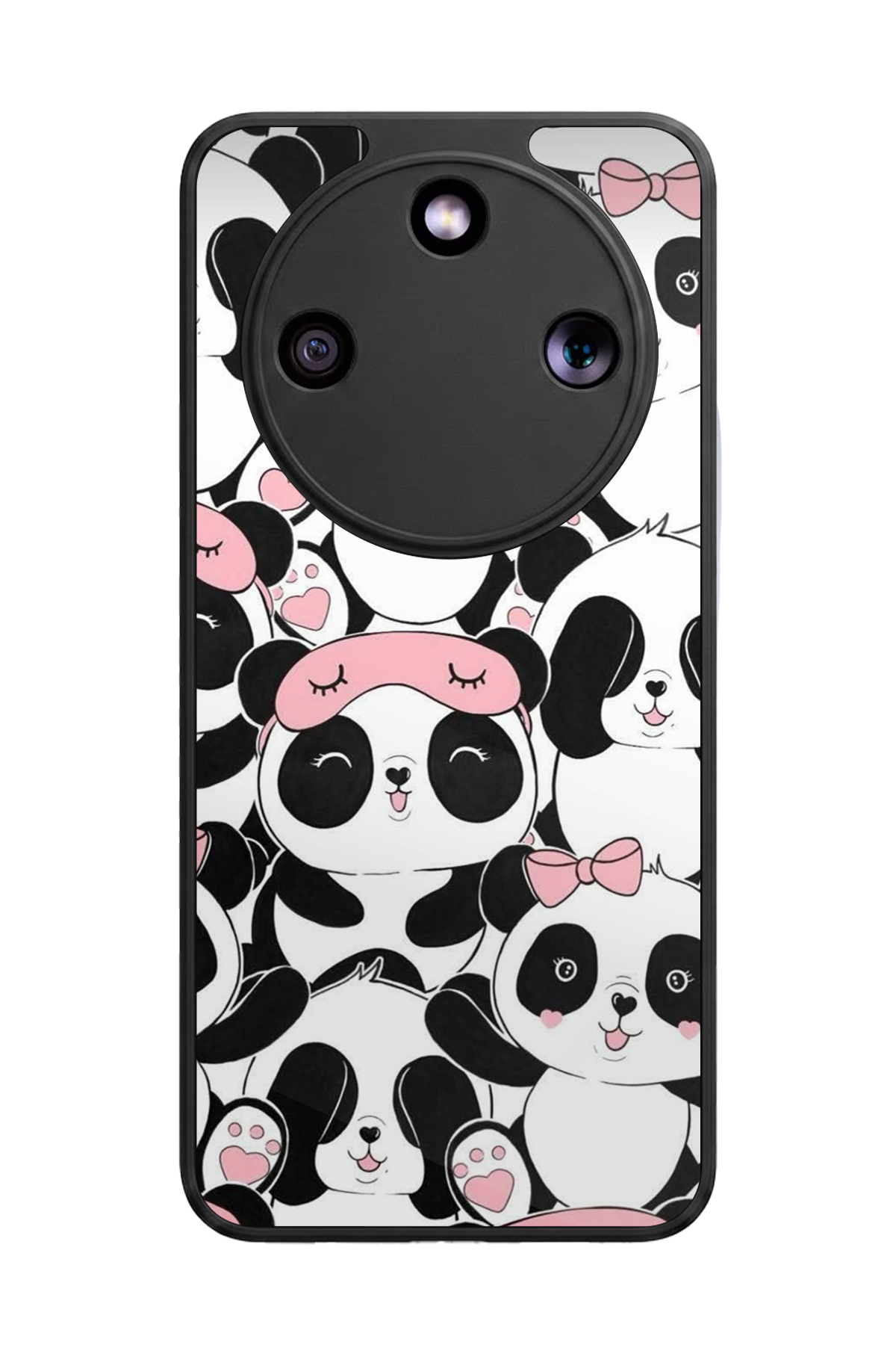 Honor Magic 8 Lite Uyumlu Panda Tasarımlı Glossy Premium Kılıf