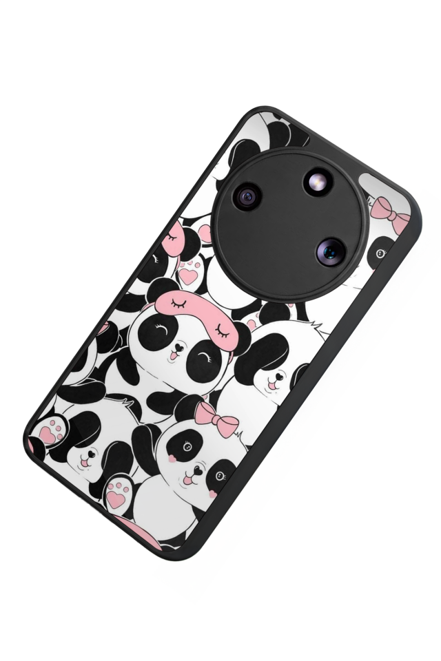 Honor Magic 8 Lite Uyumlu Panda Tasarımlı Glossy Premium Kılıf