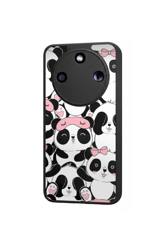 Honor Magic 8 Lite Uyumlu Panda Tasarımlı Glossy Premium Kılıf