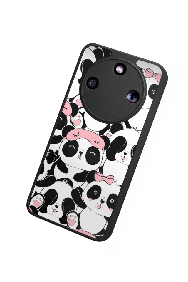 Honor Magic 8 Lite Uyumlu Panda Tasarımlı Glossy Premium Kılıf
