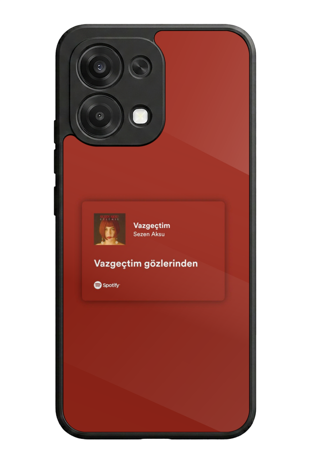 Oppo A6 Pro Uyumlu Sarki Sozleri Tasarımlı Glossy Premium Kılıf
