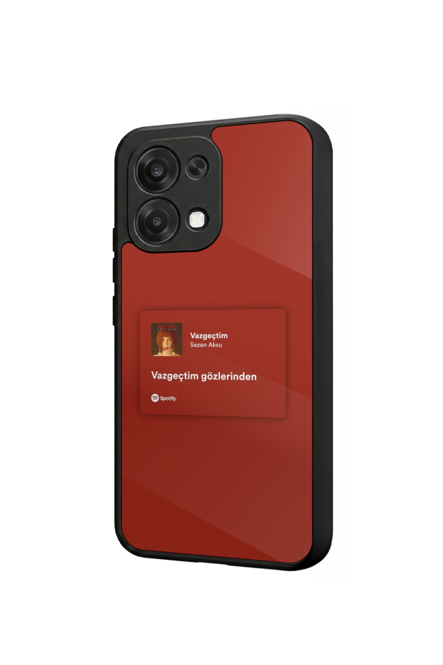 Oppo A6 Pro Uyumlu Sarki Sozleri Tasarımlı Glossy Premium Kılıf