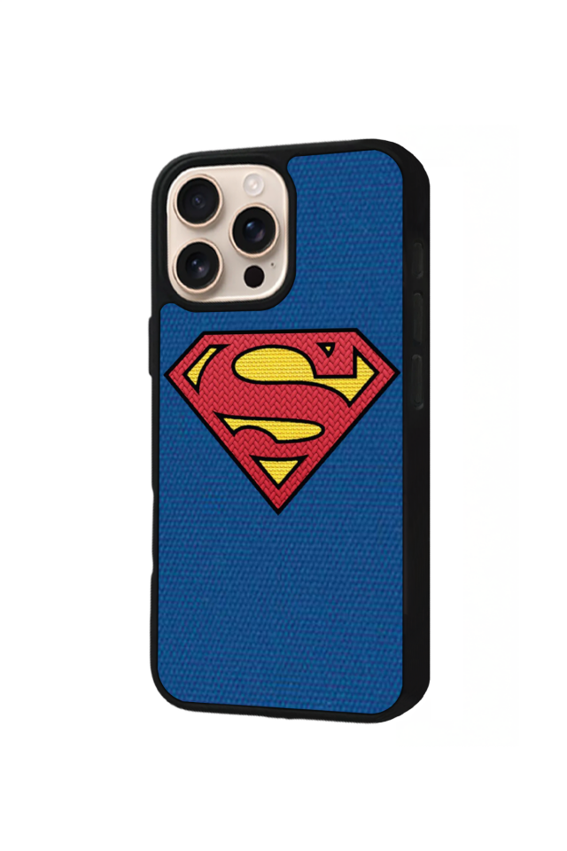 iPhone 16 Pro Uyumlu Superman Tasarımlı Glossy Premium Kılıf