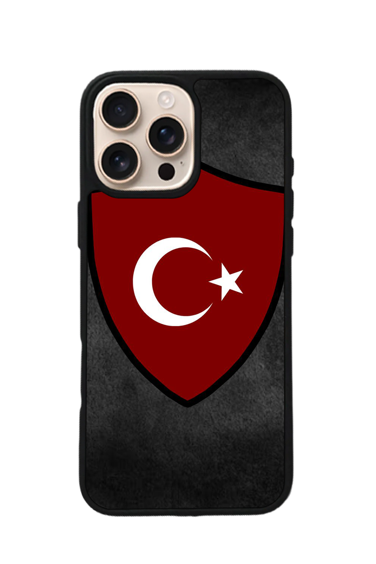 iPhone 16 Pro Max Uyumlu TürkBayragi Tasarımlı Glossy Premium Kılıf