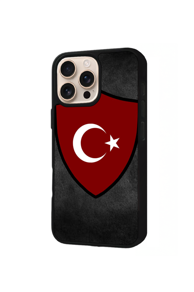 iPhone 16 Pro Max Uyumlu TürkBayragi Tasarımlı Glossy Premium Kılıf