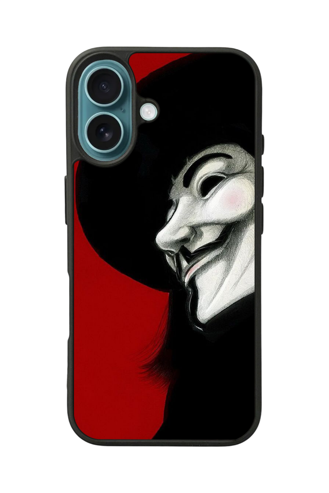 iPhone 16 Plus Uyumlu Vendetta Tasarımlı Glossy Premium Kılıf