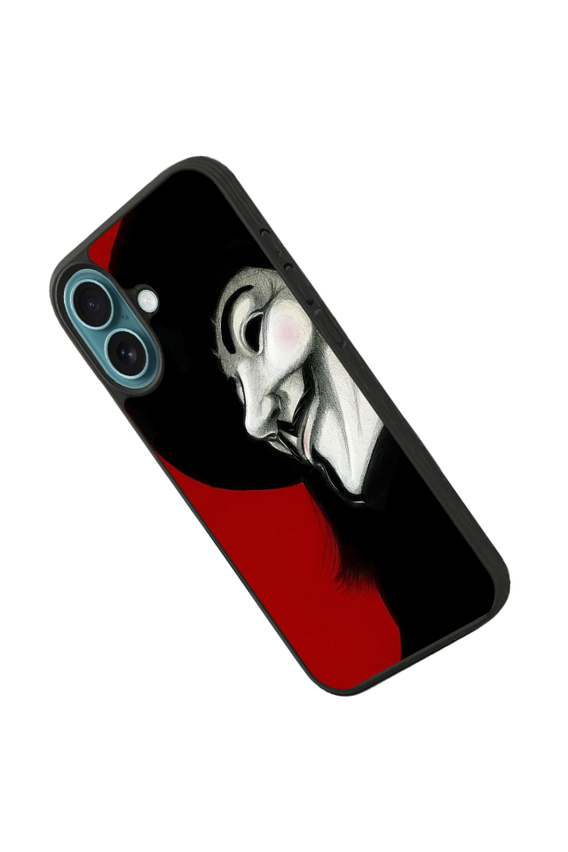 iPhone 16 Plus Uyumlu Vendetta Tasarımlı Glossy Premium Kılıf