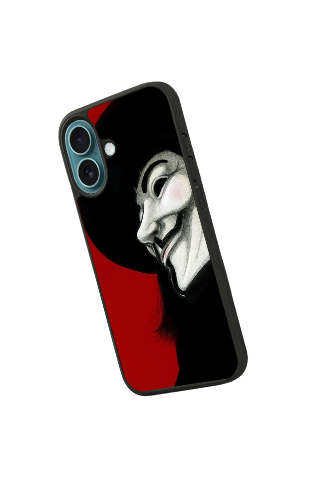 iPhone 16 Plus Uyumlu Vendetta Tasarımlı Glossy Premium Kılıf