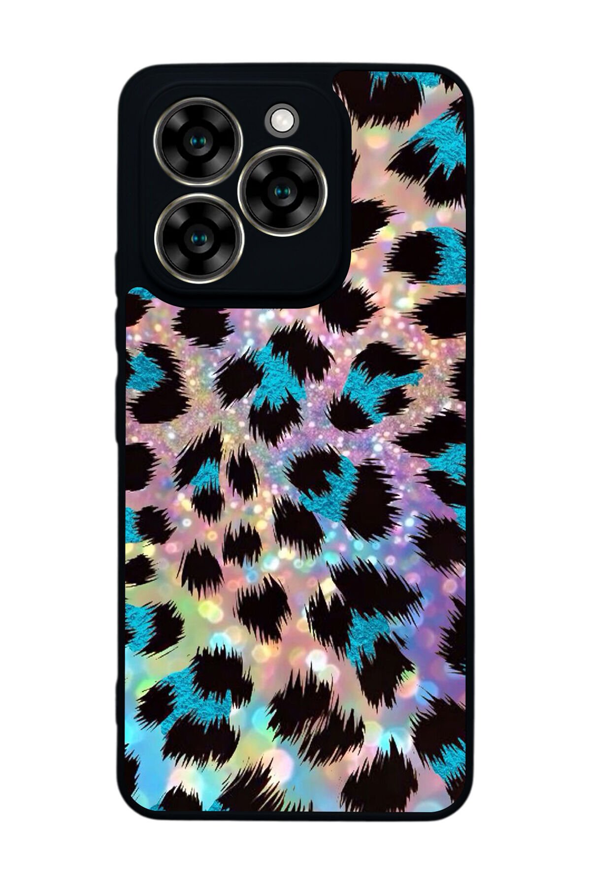 Reeder S919 Uyumlu Hologram Leopar Tasarımlı Glossy Premium Kılıf