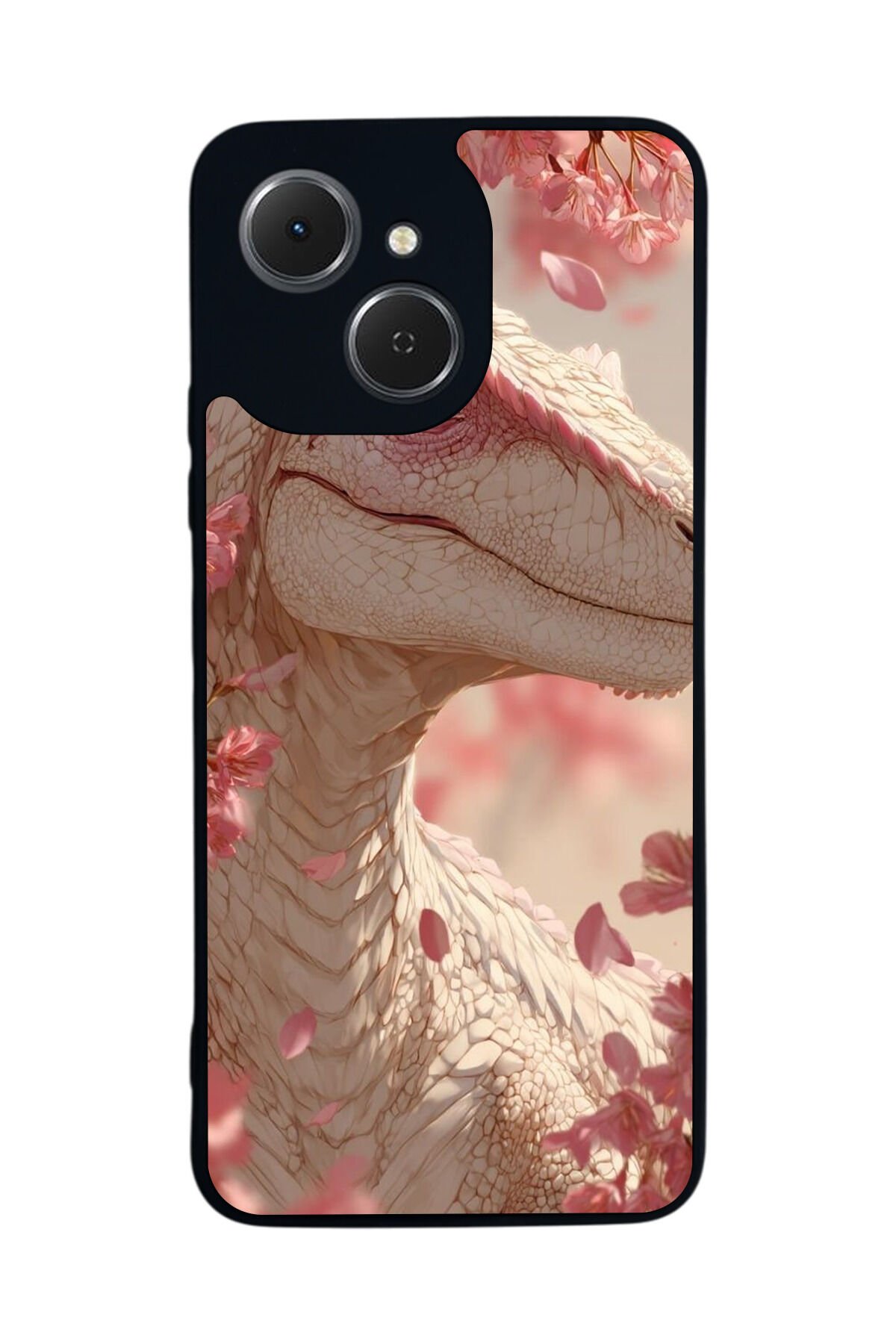 Tecno Spark 40C Uyumlu Dinazor Tasarımlı Glossy Premium Kılıf