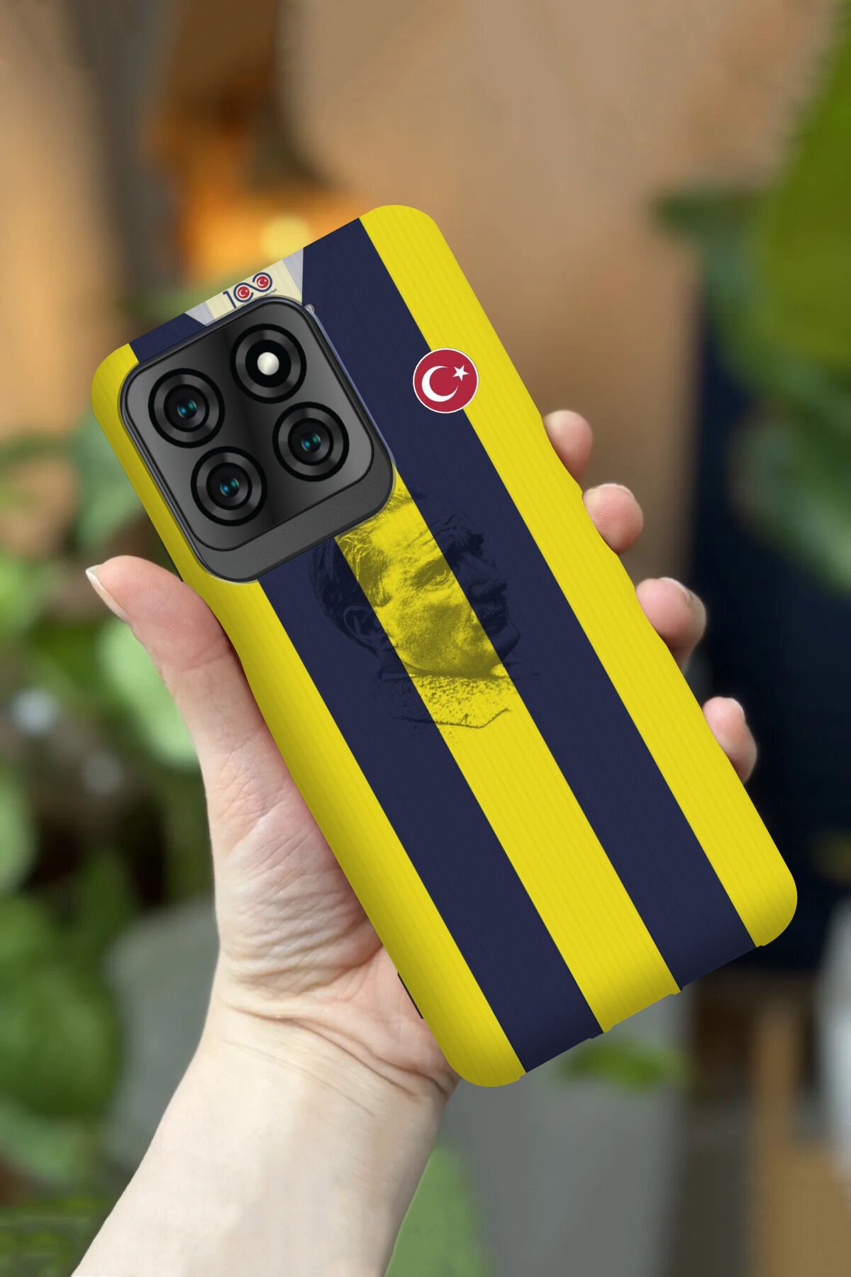 Reeder S71 Uyumlu Kamera Korumalı Futbol Takımı Desenli HD Baskılı Silikon Kılıf