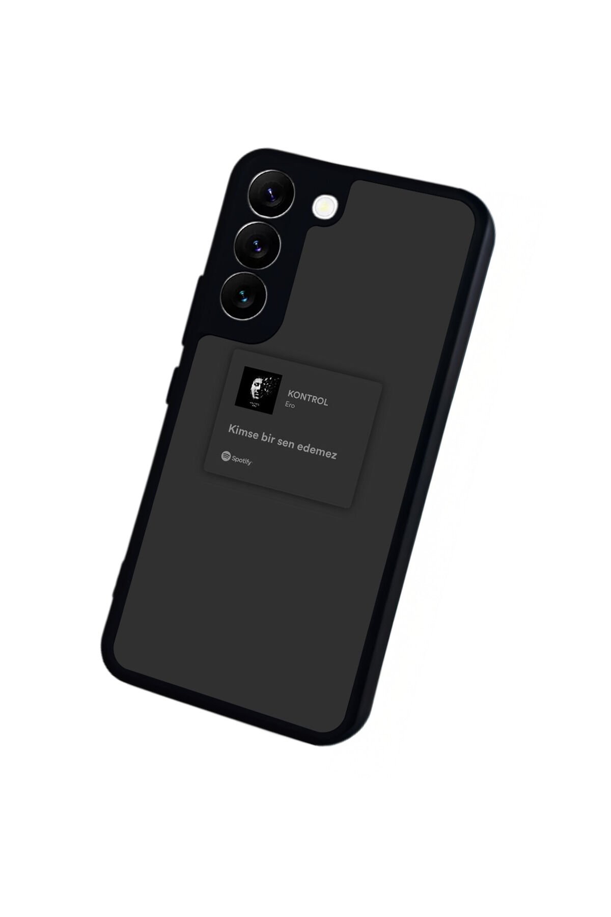 Samsung Galaxy S22 Uyumlu Sarki Sozleri Tasarımlı Glossy Premium Kılıf