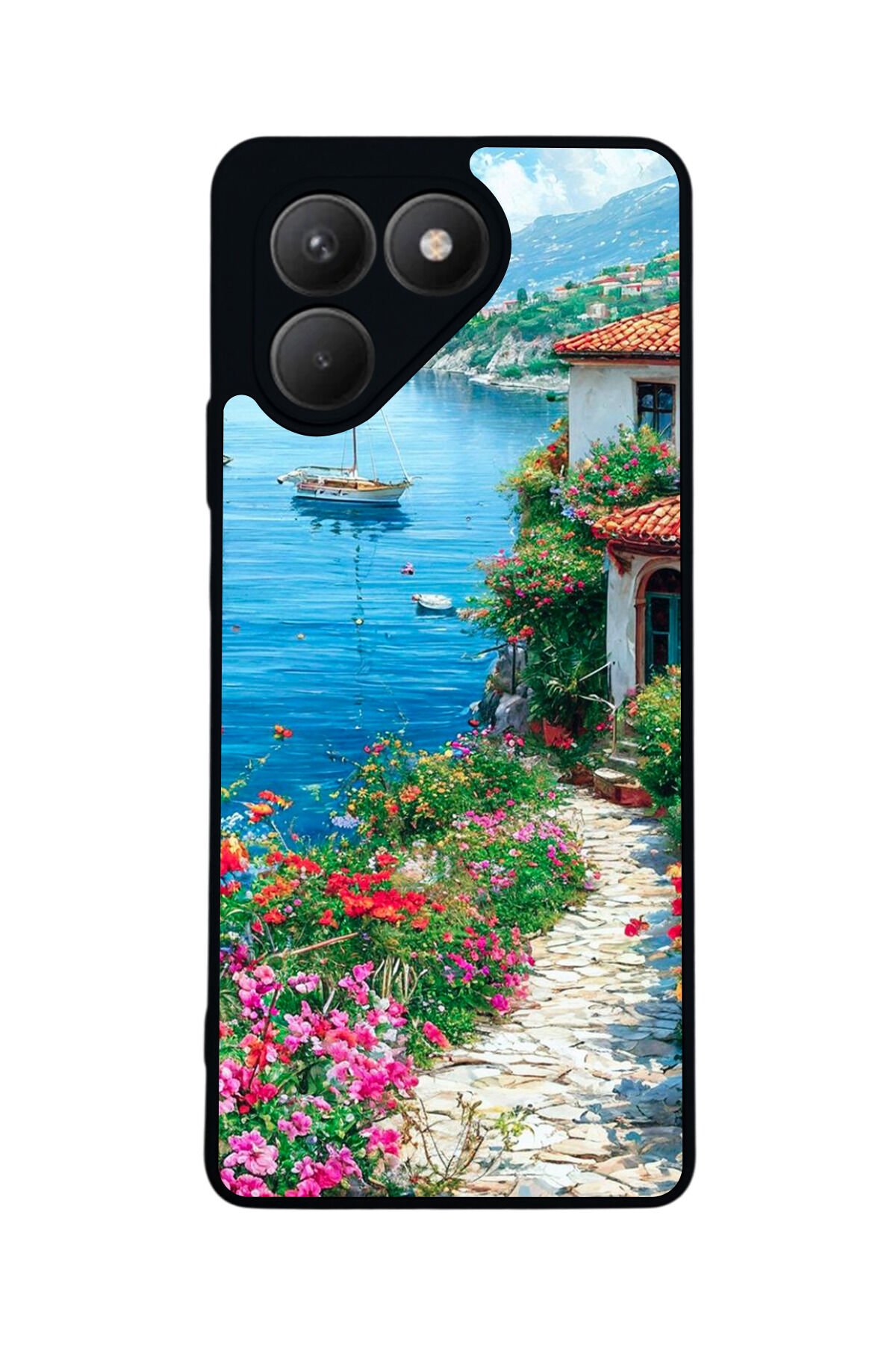 Tecno Pova 7 Mat Uyumlu Siyah Kılıf – Yumuşak Silikon, Koruyucu, Şok Emici Kapak