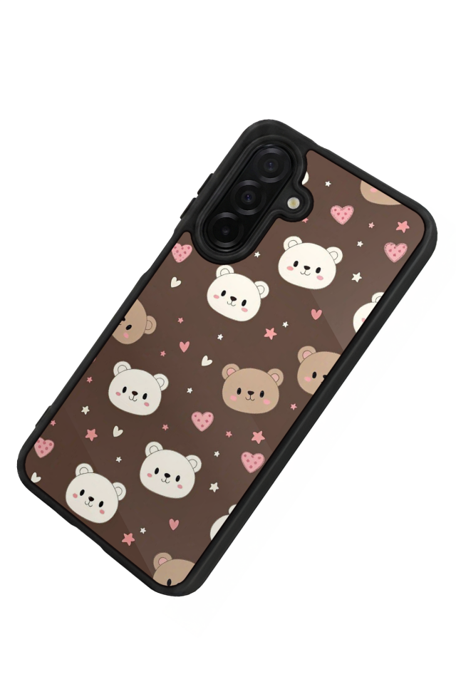 Samsung Galaxy A36 Uyumlu Ayı Tasarımlı Glossy Premium Kılıf