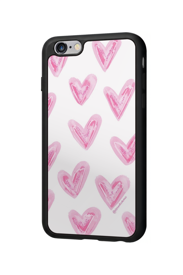 iPhone 6 Plus Uyumlu Kalp Love Tasarımlı Glossy Premium Kılıf