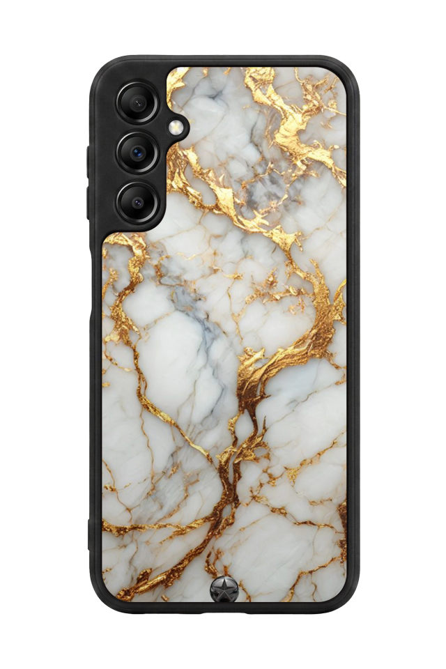Samsung Galaxy A14 Uyumlu Mermer Marble Tasarımlı Glossy Premium Kılıf