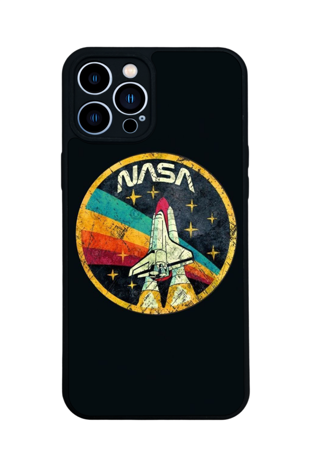 iPhone 12 Pro Max Uyumlu Nasa Tasarımlı Glossy Premium Kılıf