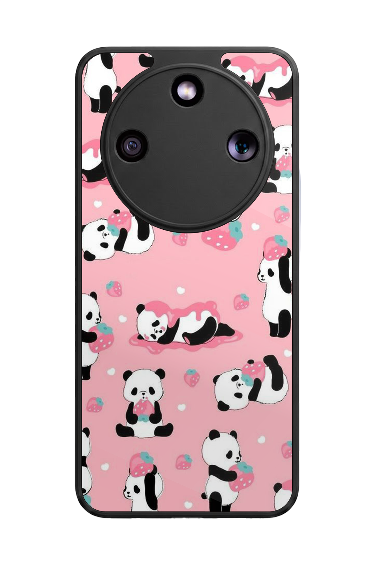 Honor Magic 8 Lite Uyumlu Panda Tasarımlı Glossy Premium Kılıf