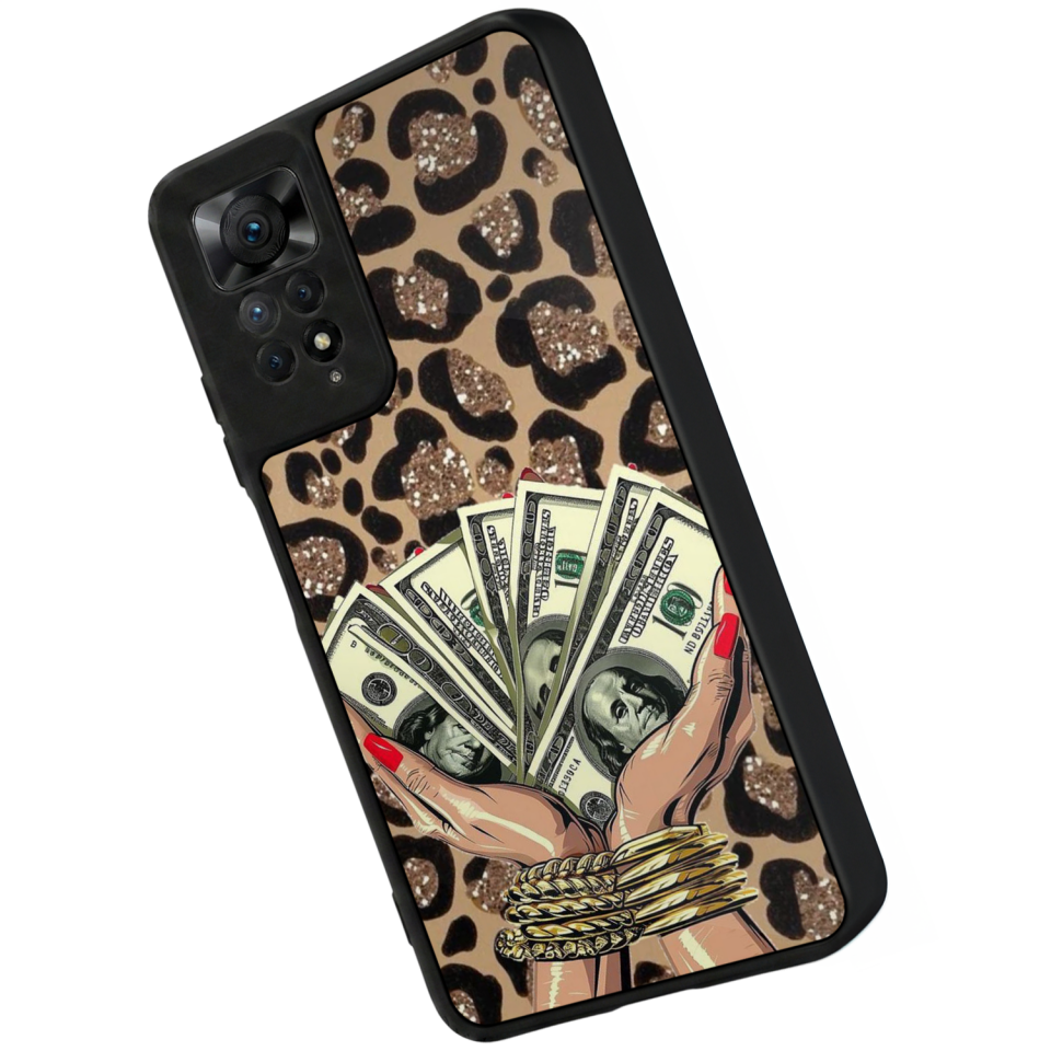Xiaomi Redmi Note 11 Pro Uyumlu Para Tasarımlı Glossy Premium Kılıf