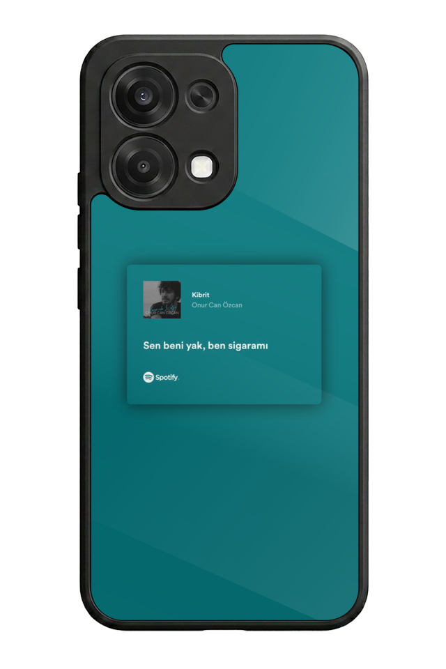 Oppo A6 Pro Uyumlu Sarki Sozleri Tasarımlı Glossy Premium Kılıf