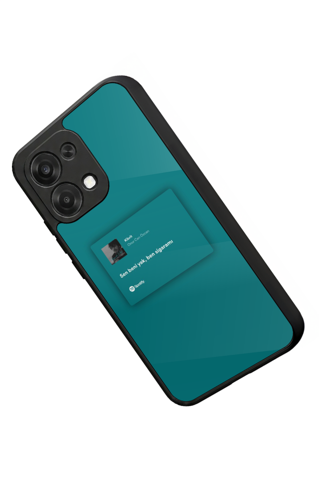 Oppo A6 Pro Uyumlu Sarki Sozleri Tasarımlı Glossy Premium Kılıf
