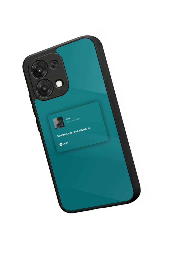 Oppo A6 Pro Uyumlu Sarki Sozleri Tasarımlı Glossy Premium Kılıf