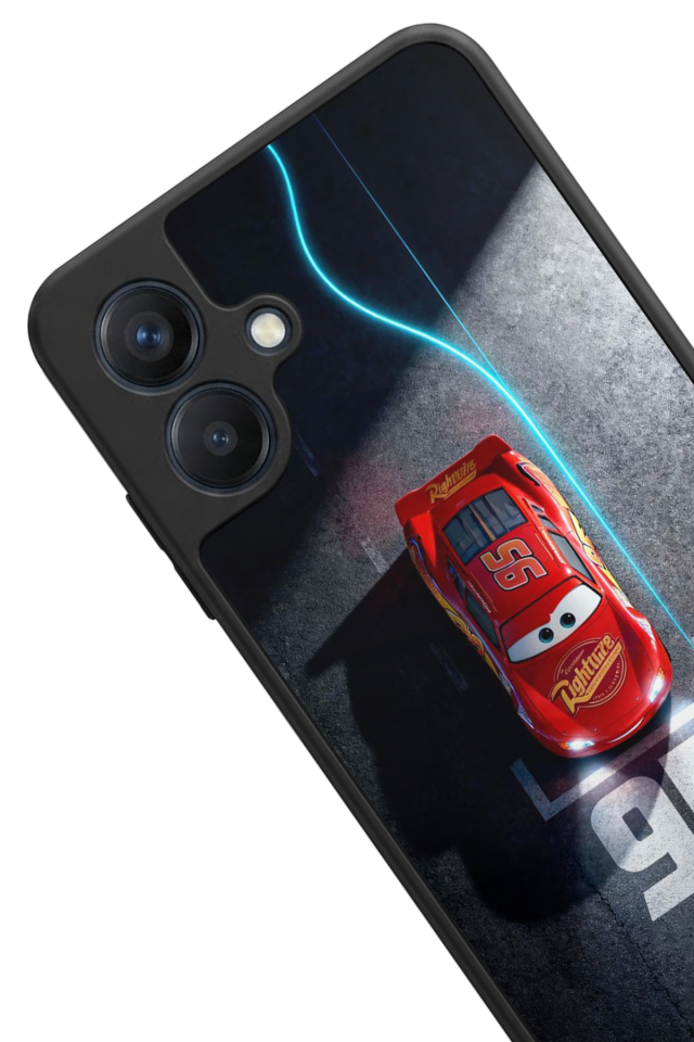 Samsung Galaxy A07 Uyumlu Şimsek McQueen Tasarımlı Glossy Premium Kılıf