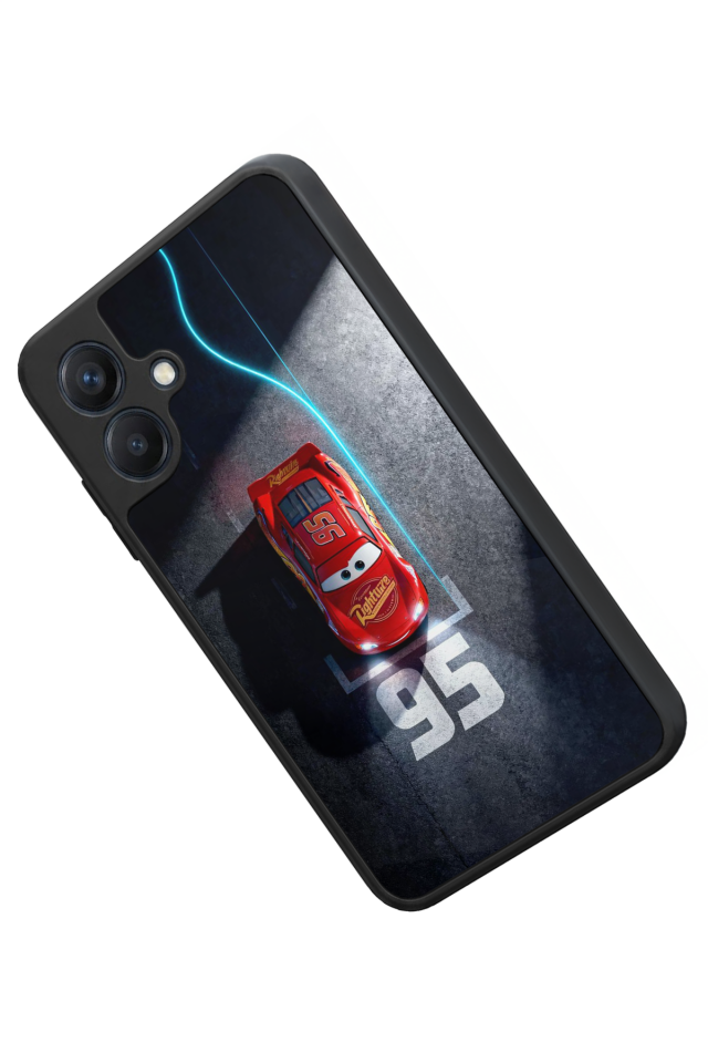 Samsung Galaxy A07 Uyumlu Şimsek McQueen Tasarımlı Glossy Premium Kılıf