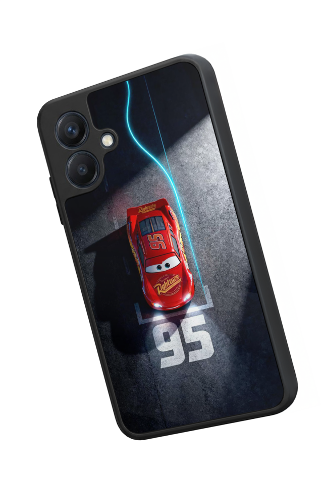 Samsung Galaxy A07 Uyumlu Şimsek McQueen Tasarımlı Glossy Premium Kılıf