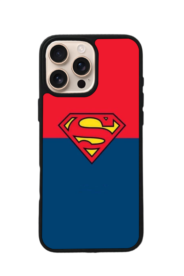 iPhone 16 Pro Uyumlu Superman Tasarımlı Glossy Premium Kılıf